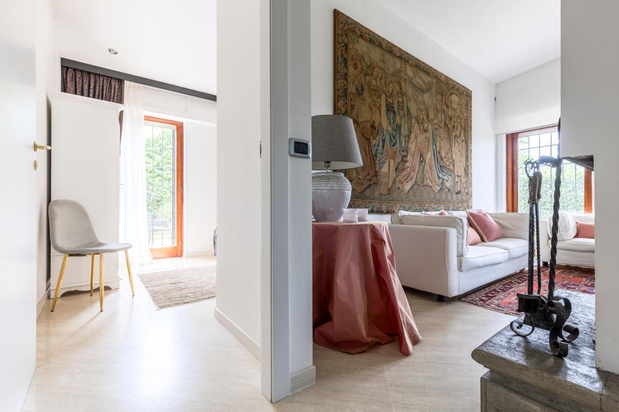 Villa Del Rubbio Rome Bagian luar foto