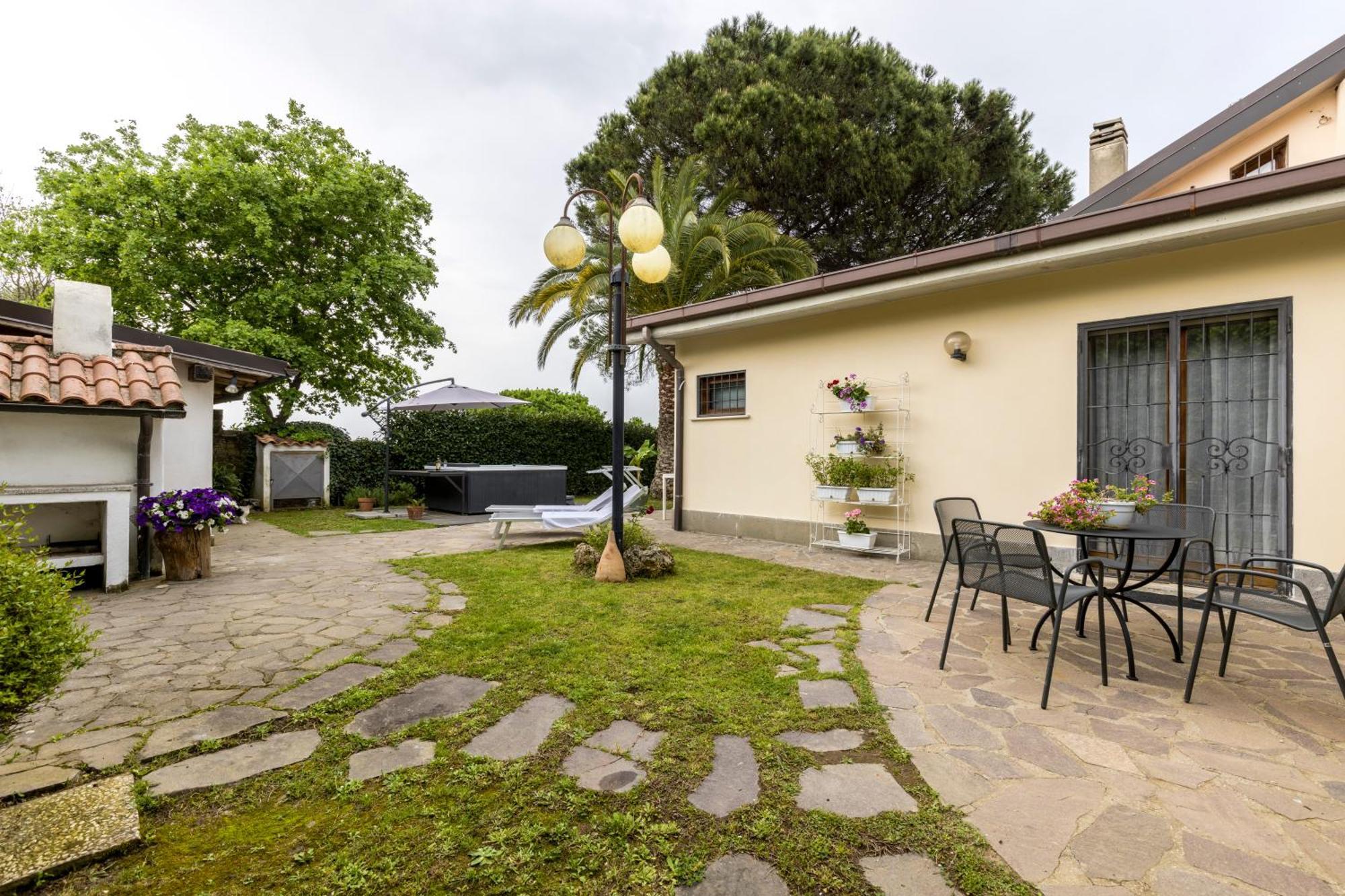 Villa Del Rubbio Rome Bagian luar foto