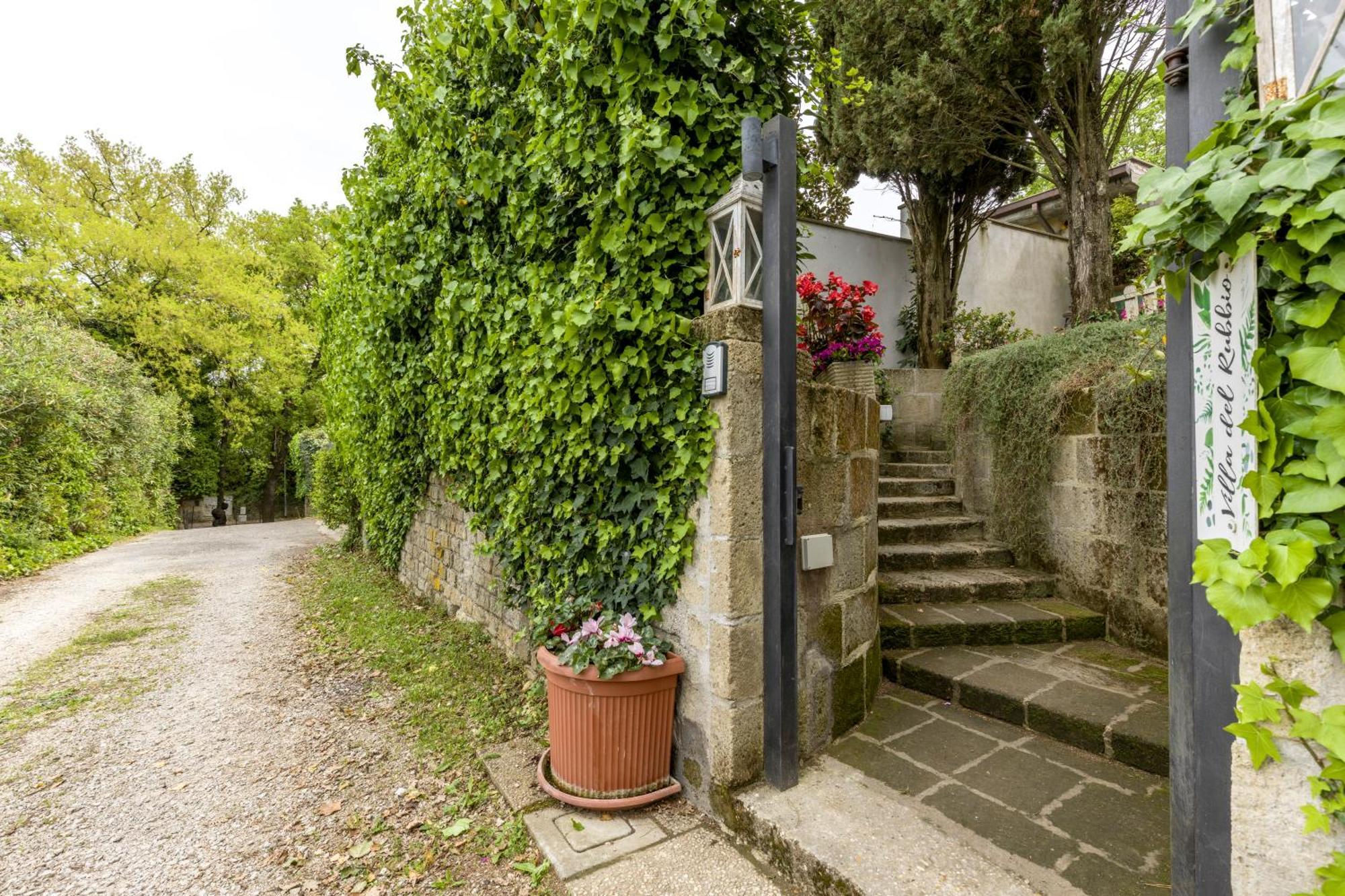 Villa Del Rubbio Rome Bagian luar foto